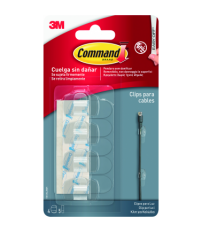 GANCHO COMMAND 17017CLR 4U+5TIRAS TRANS