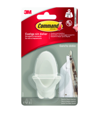 GANCHO COMMAND 17087Q 1U+2TIRAS CUARZO