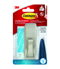 GANCHO COMMAND MR03BNB 1U+2TIRAS NIQUEL