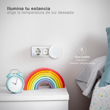 202805020 LUZ NOCHE LED CIRCULAR 1W CCT 50Lm CUMALI GSC