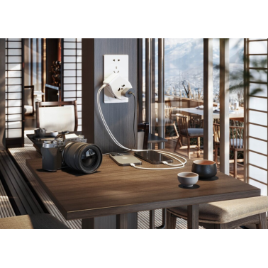 CL410101 ADAPTADOR UNIVERSAL DE VIAJE CON 3 CARGADORES USB (A+C) 20W SIMON BRICO