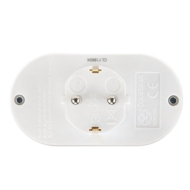 CL118604 ADAPTADOR DOBLE SALIDA BLANCO 16A 250V SIMON BRICO