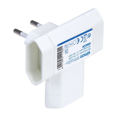 CL115801 ADAPTADOR BIPOLAR TRIPLE BLANCO 10A 250V SIMON BRICO