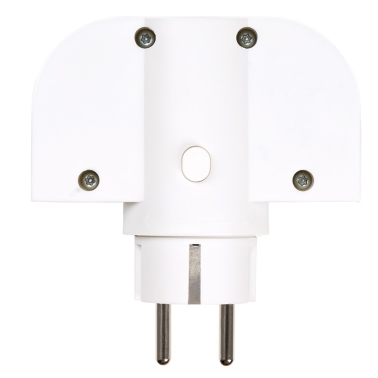 CL610308 ADAPTADOR GIRATORIO 2 TOMAS PLUG SIMON BRICO