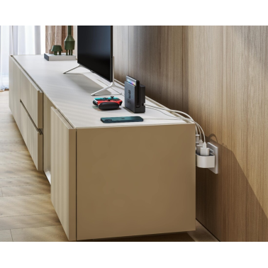 CL610309 ADAPTADOR GIRATORIO 3 TOMAS PLUG SIMON BRICO