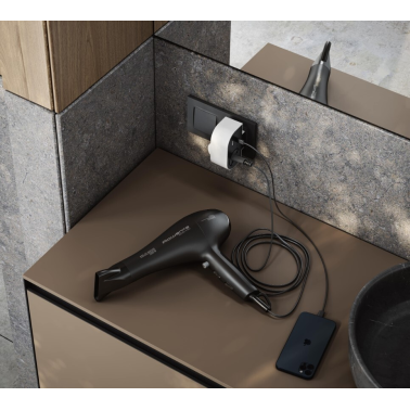 CL610310 ADAPTADOR GIRATORIO 1 TOMA + USB A + USB C 30W PLUG SIMON BRICO