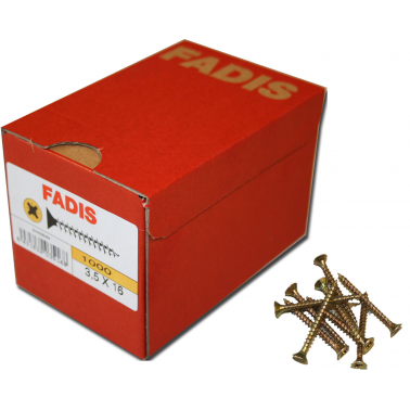 TORNILLO FADIS BRICO C/P 4,5 21X030