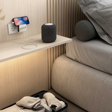 CL610304 ADAPTADOR 3 USB A + 1 USB C CON SOPORTE SMARPTHONE SIMON BRICO