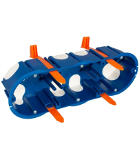 5825E CAJA EMPOTRAR EFICIENTE PARA TABIQUE HUECO 3 ELEMENTOS FIJACION BRIDAS SOLERA