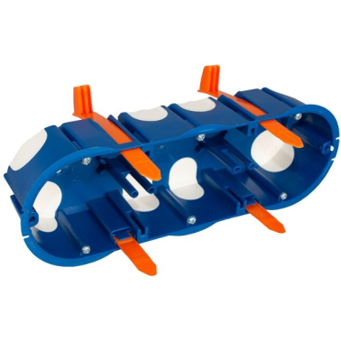 5825E CAJA EMPOTRAR EFICIENTE PARA TABIQUE HUECO 3 ELEMENTOS FIJACION BRIDAS SOLERA