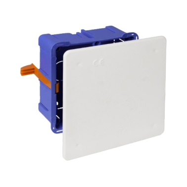 5562GW CAJA P/TABIQUE HUECO C/BRIDAS 12 ENTRADAS 100x100x45mm SOLERA