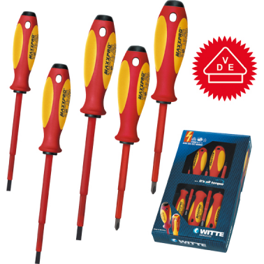 JUEGO 5 DESTORNILLADORES MAXPRO WITTE
