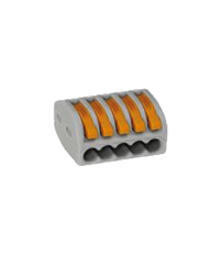 CLE54 4ud REGLETA CONEXION 5P PARA CABLE 4mm SOLERA