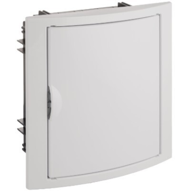 5108 CAJA EMPOTRABLE 8 ELEMENTOS MARCO Y PUERTA BLANCOS 205x233x72mm. ARELOS SOLERA