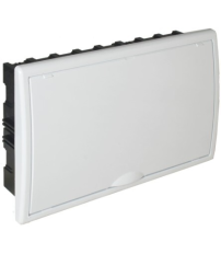 8685 CAJA EMPOTRABLE 18 ELEMENTOS MARCO Y PUERTA BLANCOS 386x225x72mm. ARELOS SOLERA