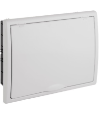 8688 CAJA EMPOTRABLE 12 ELEMENTOS MARCO Y PUERTA BLANCOS 277x220x72mm. ARELOS SOLERA