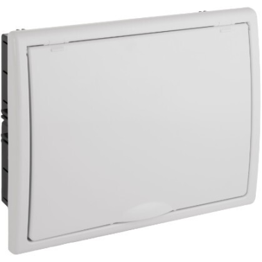 8688 CAJA EMPOTRABLE 12 ELEMENTOS MARCO Y PUERTA BLANCOS 277x220x72mm. ARELOS SOLERA