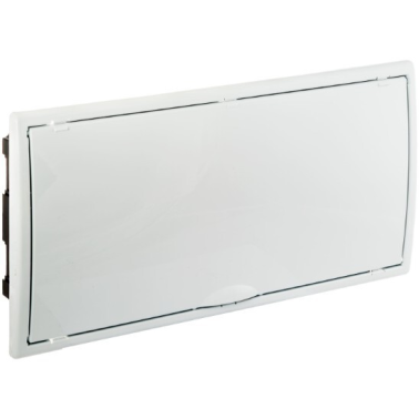 8690 CAJA EMPOTRABLE 22 ELEMENTOS MARCO Y PUERTA BLANCOS 450x222x72mm. ARELOS SOLERA