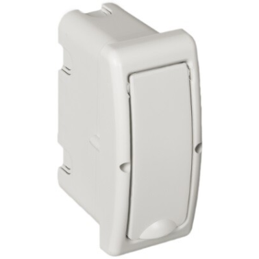 8692 CAJA EMPOTRABLE 2 ELEMENTOS MARCO Y PUERTA BLANCOS 60x130x62mm. ARELOS SOLERA