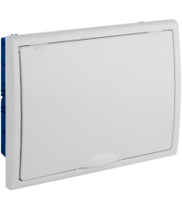 8688HGW CAJA EMPOTRABLE 12 ELEMENTOS TABIQUE HUECO MARCO Y PUERTA BLANCOS 277x220x72mm. ARELOS SOLER