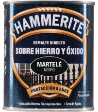HAMMERITE METALICO MARTELE 750ML NEGRO
