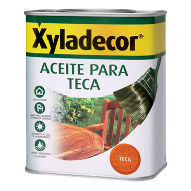 XYLADECOR ACEITE DE TECA 750ML INCOLORO