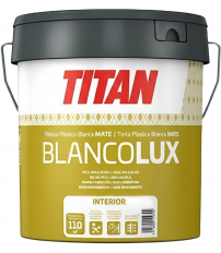 PINTURA PLAST.BLANCOLUX MATE INTER. 20KG