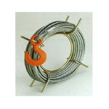 CABLE 30M 8,3MM CON GANCHO Y ENROLLADOR