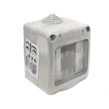 041022 CAJA DE SUPERFICIE CON TAPA 1 MODULO