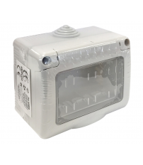 041024 CAJA DE SUPERFICIE CON TAPA 3 MODULOS