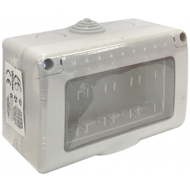 041025 CAJA DE SUPERFICIE CON TAPA 4 MODULOS