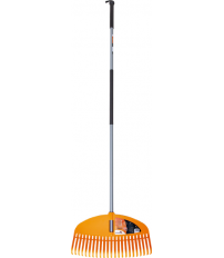 ESCOBA FIBRA J823 23 PUAS MANGO 160CM