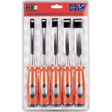 JUEGO DE FORMONES HR 5PZ MANGO BIMATERIAL