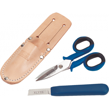 KIT TIJERA Y NAVAJA ELECTRICISTA ALYCO