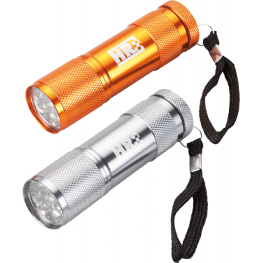 LINTERNA TUBULAR ALUMINIO 9LED HR