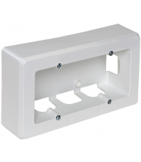 92 ZOCALO 2 ELEMENTOS BLANCO SOLERA 165x96x43mm