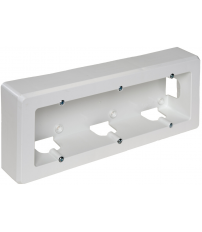 93 ZOCALO 3 ELEMENTOS BLANCO SOLERA 253x96x43mm