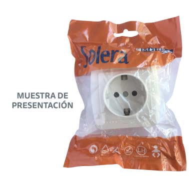 MUR07U BASE SUPERFICIE 2P BLANCO SERIE MURAL SOLERA