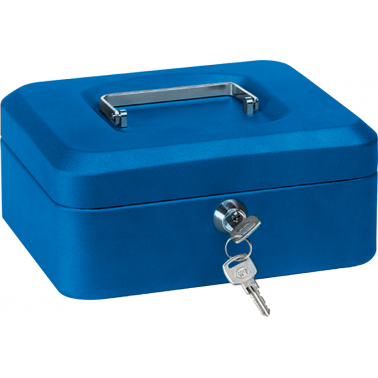 CAJA CAUDAL LLAVE+BAND.152X115X80 ROJO