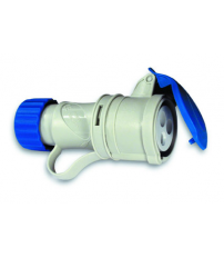 BASE CETAC 1100067 2P+T 220V/32A AZUL