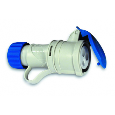 BASE CETAC 1100067 2P+T 220V/32A AZUL