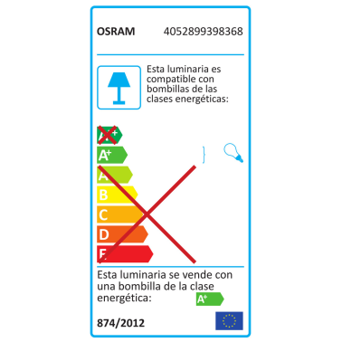 304024 REGLETA LED ESTANCA 2x19W 4000K 150cm OSRA