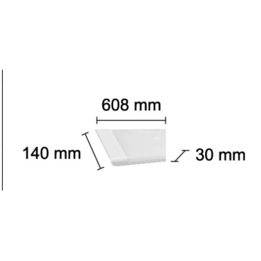 1801342 REGLETA LED SUPERFICIE OPAL 47W 6500K 60cm