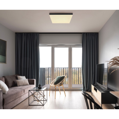 41594D2 PANEL LED 24W 230V 2860Lm CCT 450x450x65mm MARRON DORO GLOBO