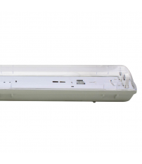203200017 PANTALLA ESTANCA PARA 2 TUBOS LED T8 60cm GSC