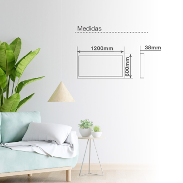 203405023 PANEL SUPERFICIE LED RECTANGULAR  60W 4200K BLANCO KISONGO GSC