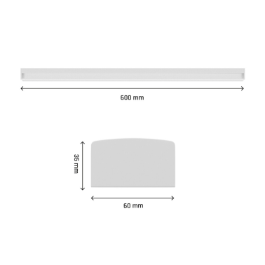 SLI047220CCT_PW REGLETA LED 15W CCT 600mm IP20 LIMEA SUBTILO SPECTRUM
