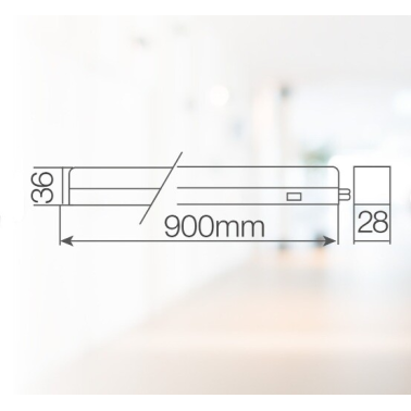 203800081 REGLETA LED T5 12W 4000-6000K 900mm SILUAS GSC