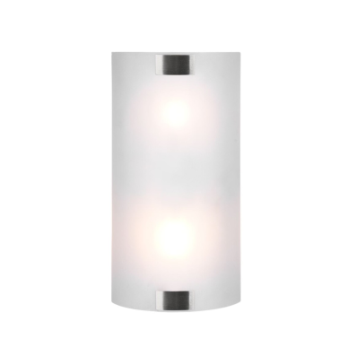 212700207 APLIQUE DE PARED PURA NIQUEL MATE 2xE27 TRIO