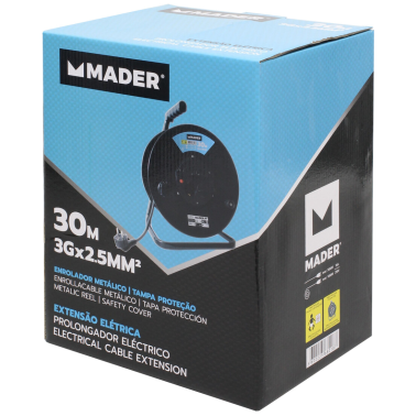 68018 30m EXTENSIBLE ENROLLACABLES 4T 3x2,5mm IP44